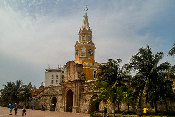 Colombia, Cartagena, Torre del reloj